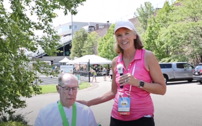 2023 National Senior Games Track & Field George Freeman and daughter Sue Flanagan