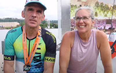 2021 Chattanooga Triathlon Megan & Yoachim Hillius
