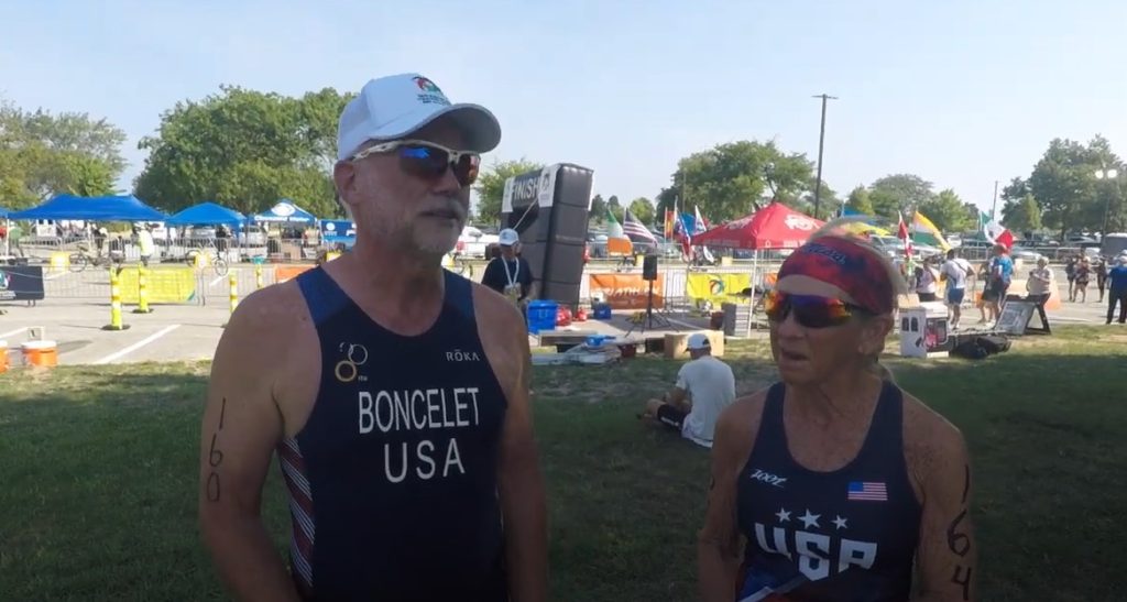 Pan American Masters Triathlon Peter Boncelet & Mary