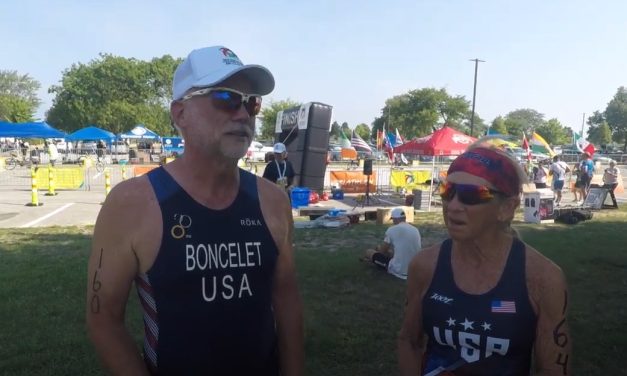 Pan American Masters Triathlon Peter Boncelet & Mary