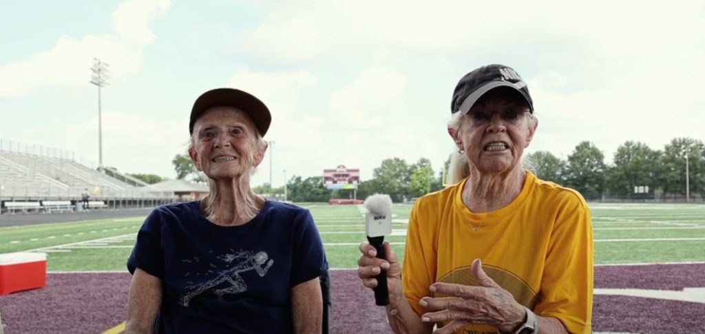 Carol & Cindi are a great example of how one encourages the other as they perform events at the Senior Olympics. Great competitors who love the Lord Jesus and reaching out to others.